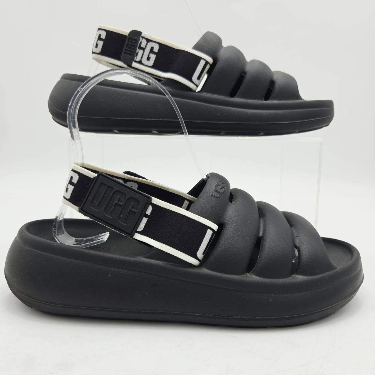 UGG Sport Yeah スポートイヤー 黒 27cm W10 サンダル UGG アグ Sport Yeah サンダル/スポートイヤーサンダル バック