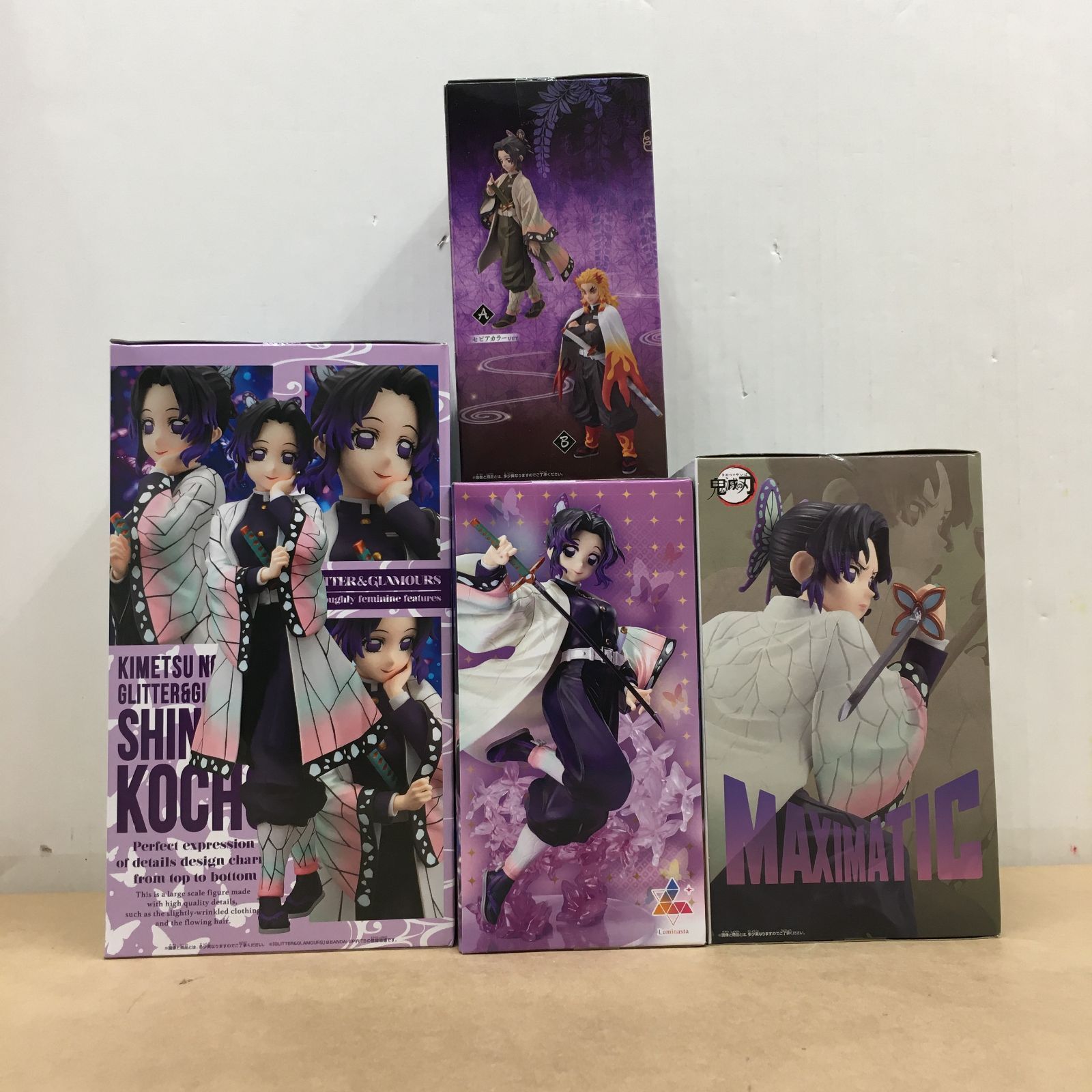 【新品未開封】胡蝶しのぶ 鬼滅の刃 フィギュア 6体セット Luminasta 未開封 鬼滅の刃 胡蝶しのぶ フィギュア 4種セット Luminasta