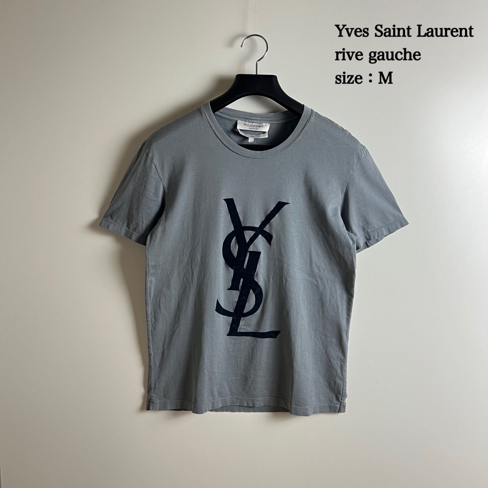 Yves Saint Laurent rive gauche TOMFORD era LOGO Tee M イヴサン