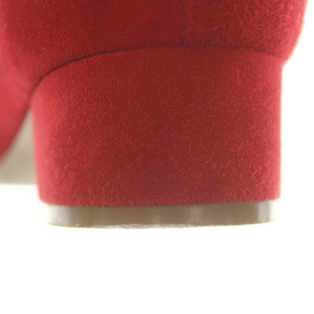 マノロブラニク MANOLO BLAHNIK パンプス チャンキーヒール スエード