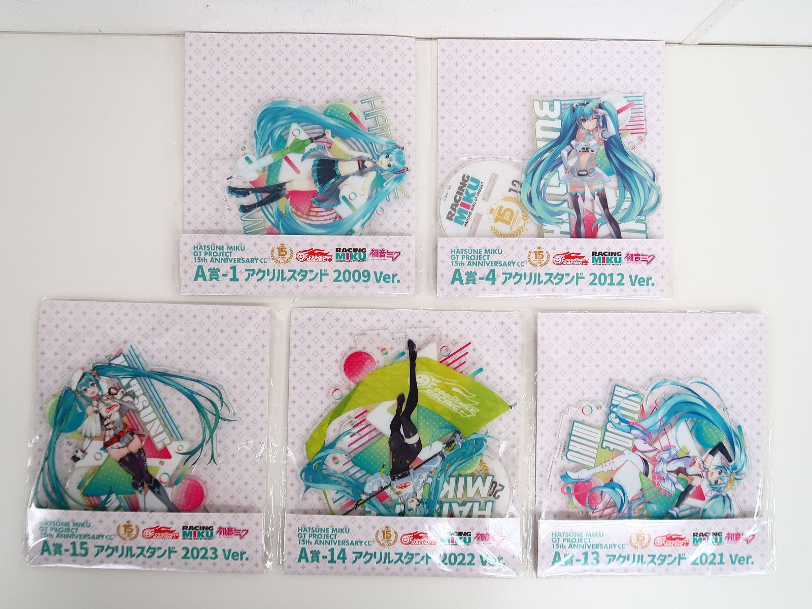 9種セット HATSUNE MIKU GT PROJECT 15th ANNIVERSARY!くじ 初音ミク