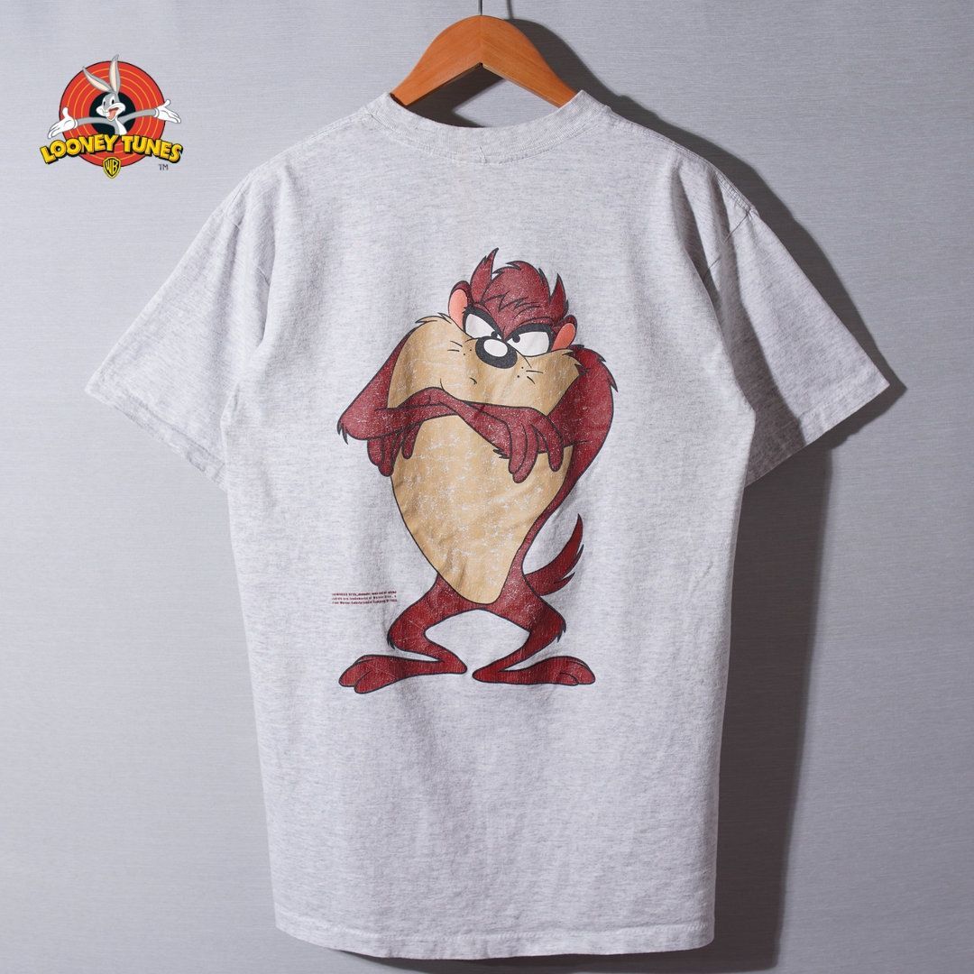 90s 1993年製 ルーニーテューンズ タズマニアンデビル Tシャツ L 相当