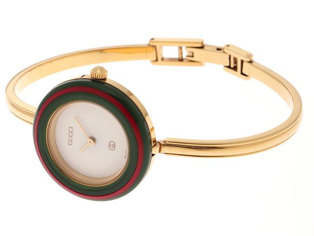 GUCCI グッチ チェンジベゼル 1100-L 腕時計 ステンレススチール/GP GP