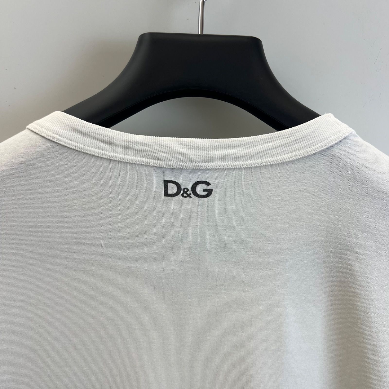 D&G DOLCE&GABBANA 00s y2k archive Message Tee 44 S ドルガバ