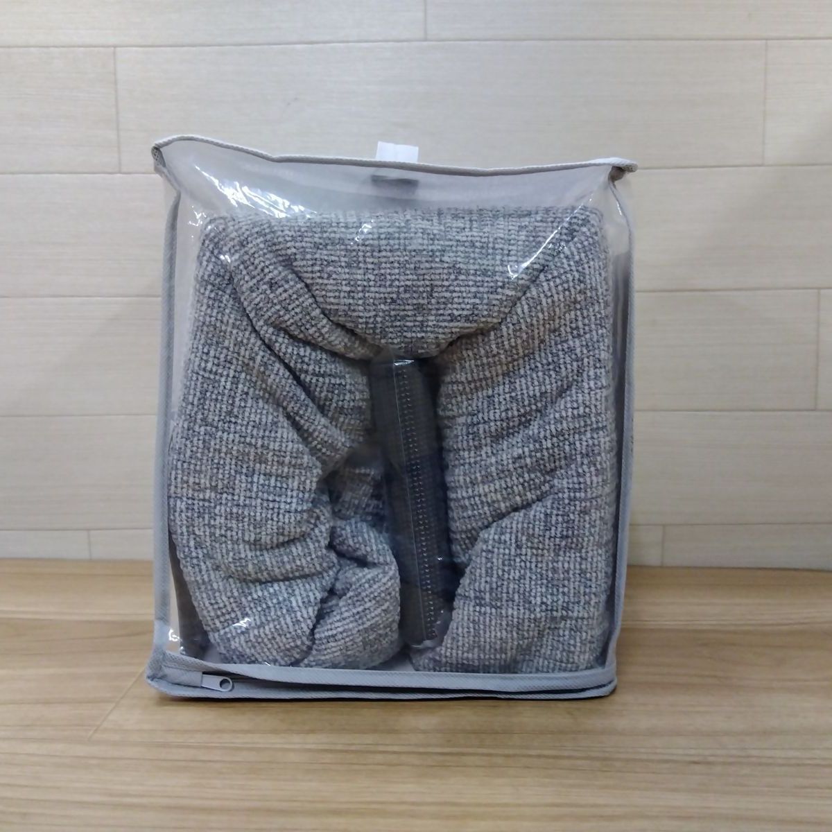 グレー ハイバック用ソファカバー 未使用・保管品】ニトリ 「3人掛け用ハイバックストレッチソファカバー