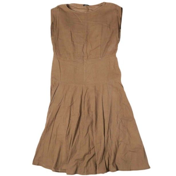 YLEVE イレーヴ 日本製 コットンオーガンジーワンピース 168-1155052 0 BROWN 定価55,000円 ロング ドレス トップス g27477 13,860円