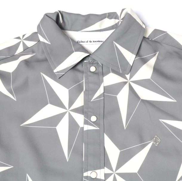 Children of the discordance チルドレン オブ ザ ディスコーダンス 24SS PERSONAL DATA PRINT SHIRT ヴィンテージバンダナプリントコーチシャツ COTDSH-006 2 GRAY 長袖 トップス【中古】【Children of the discordance】 Children of the discordance チルドレン オブ ザ ディスコーダンス