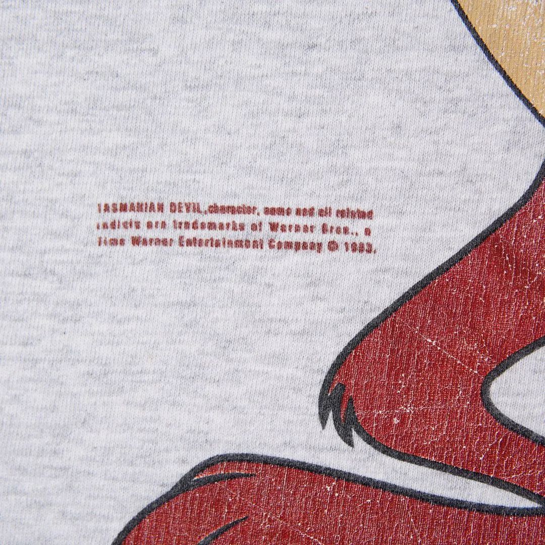 90s 1993年製 ルーニーテューンズ タズマニアンデビル Tシャツ L 相当