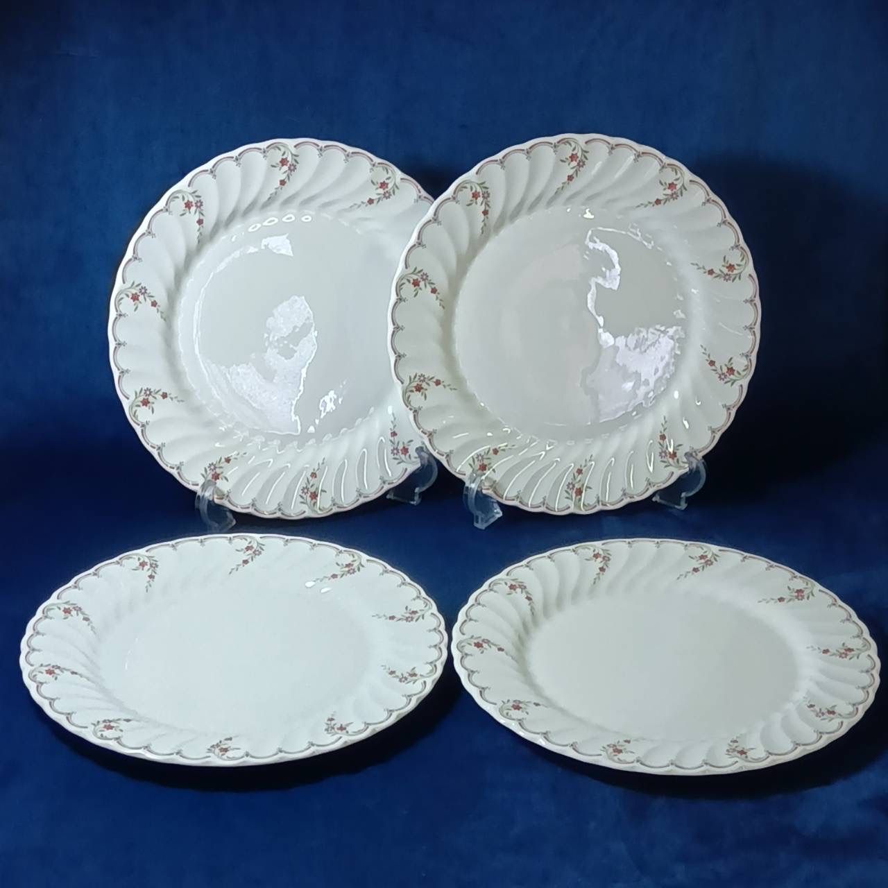 ウェッジウッド Wedgwood ピンクガーランド デザートプレート4枚