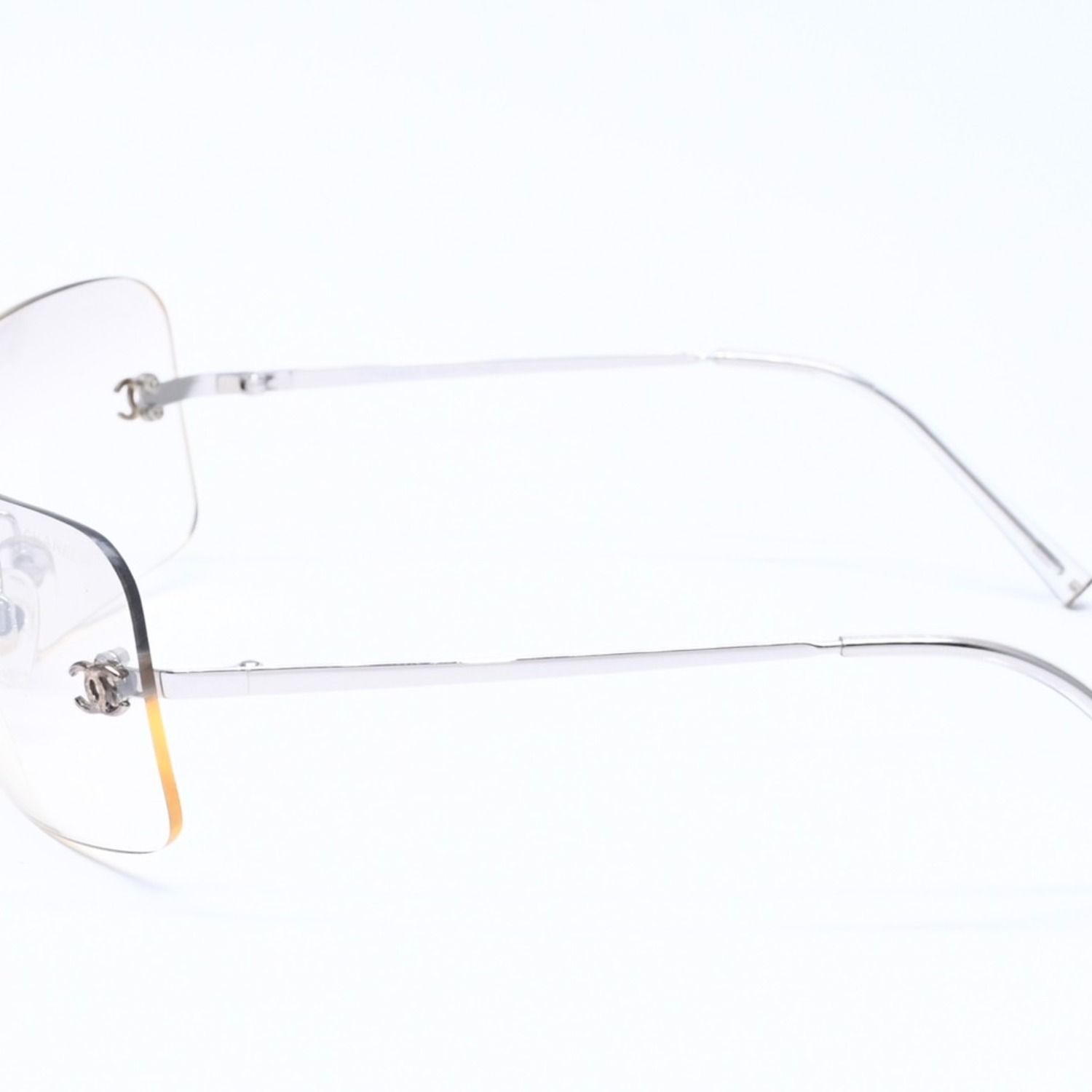 極美品 CHANEL シャネル リムレス サングラス 4017 c.124/6l サイズ62