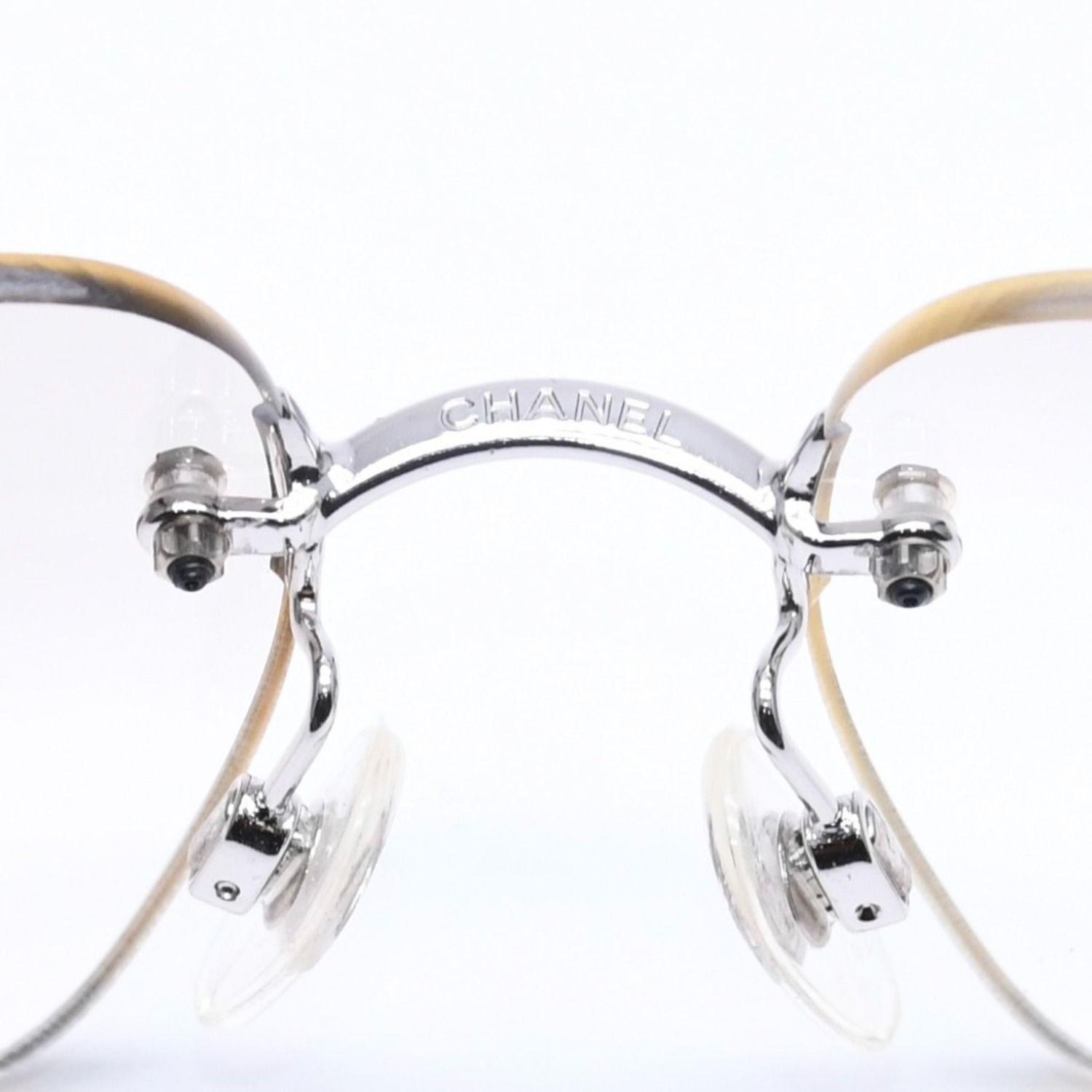 極美品 CHANEL シャネル リムレス サングラス 4017 c.124/6l サイズ62