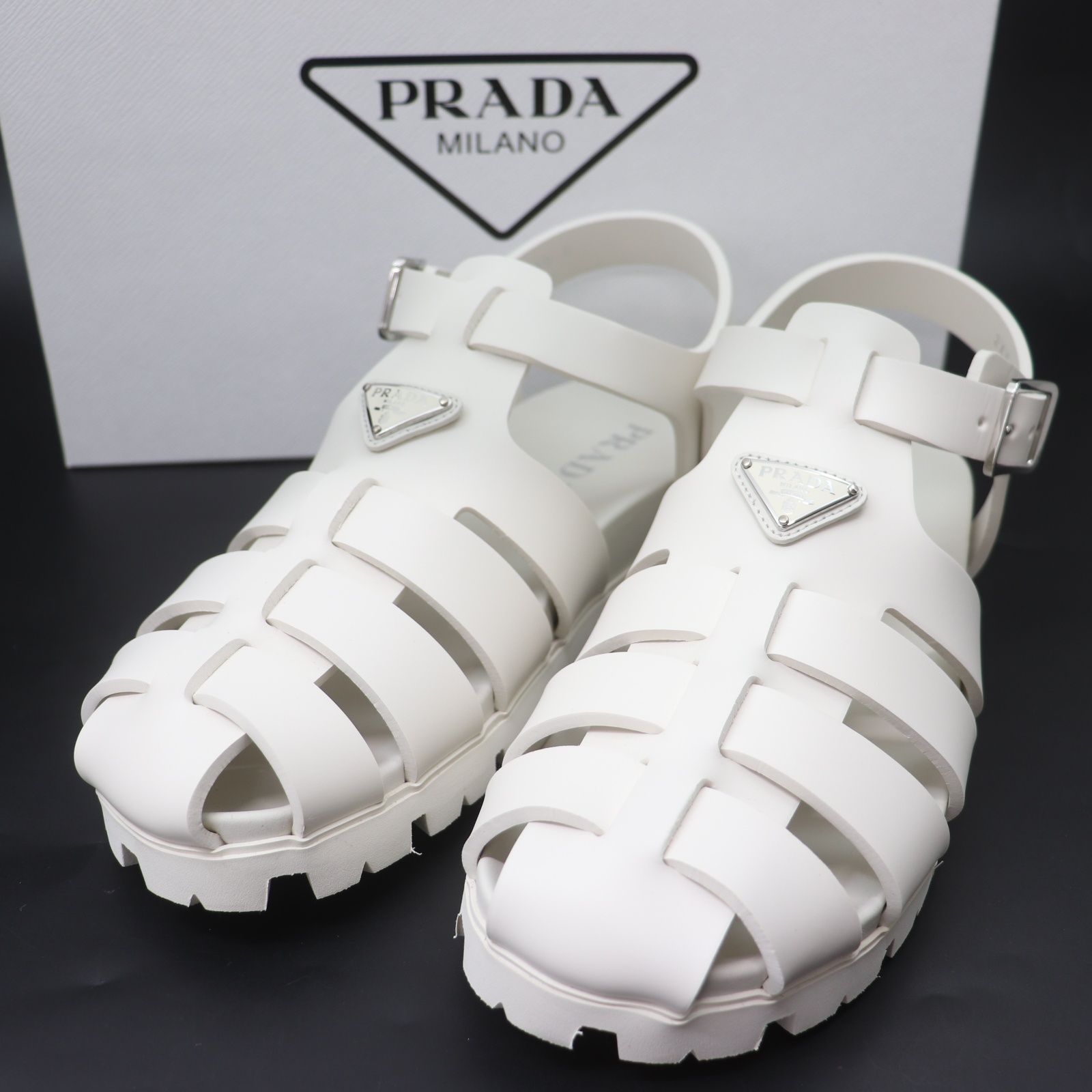 IT10AW6MAMO9 未使用 PRADA プラダ フィッシャーマン サンダル