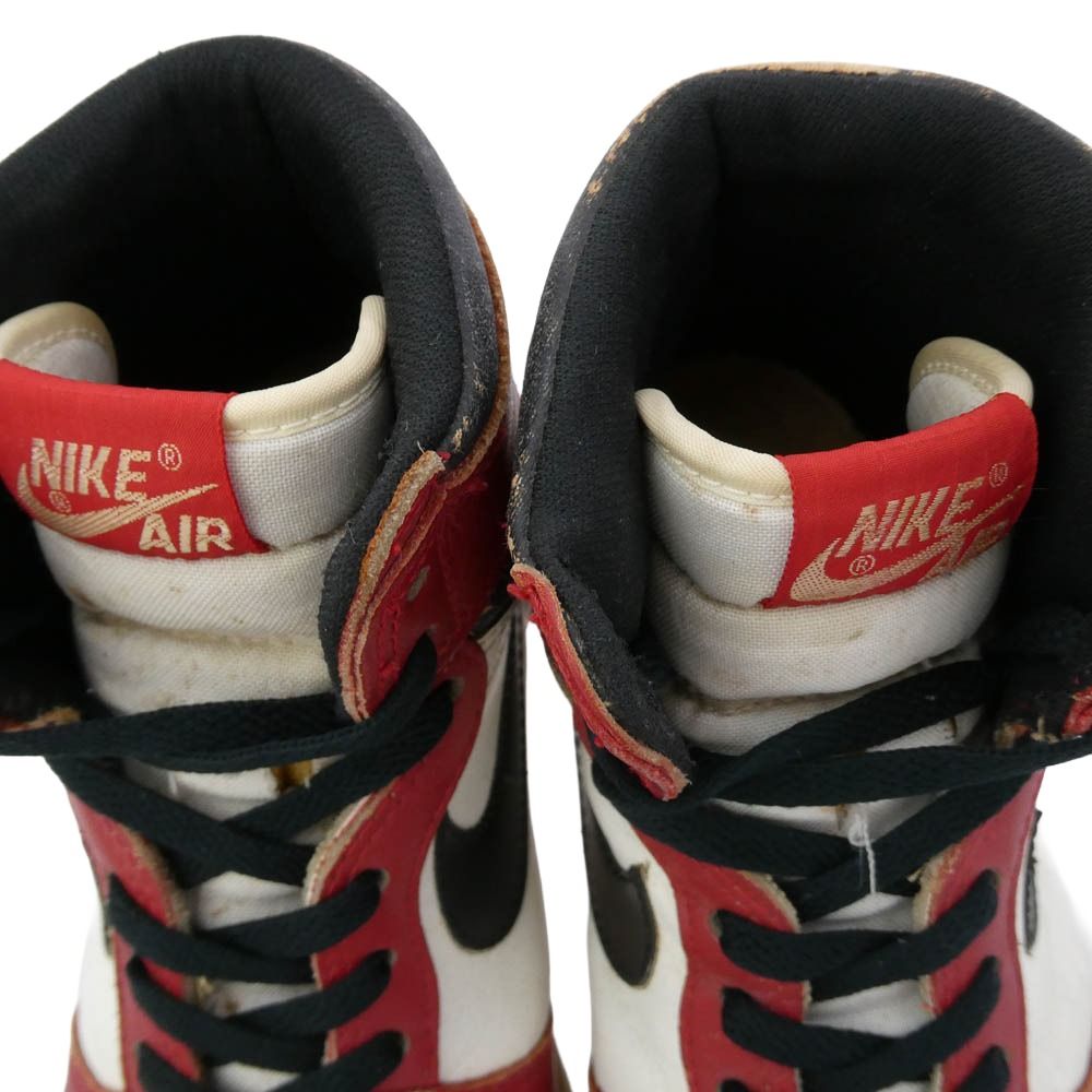 NIKE ナイキ 【観賞用】85年製 オリジナル AIR JORDAN 1 CHICAGO エア