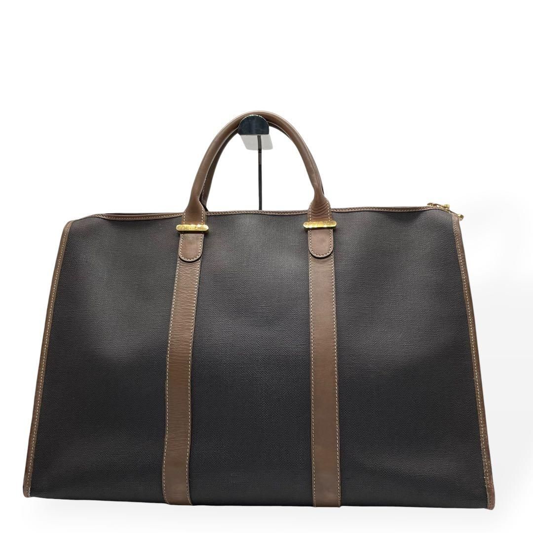 美品　dunhill ダンヒル レザー×PVC ビジネスバッグ ボストンバッグ