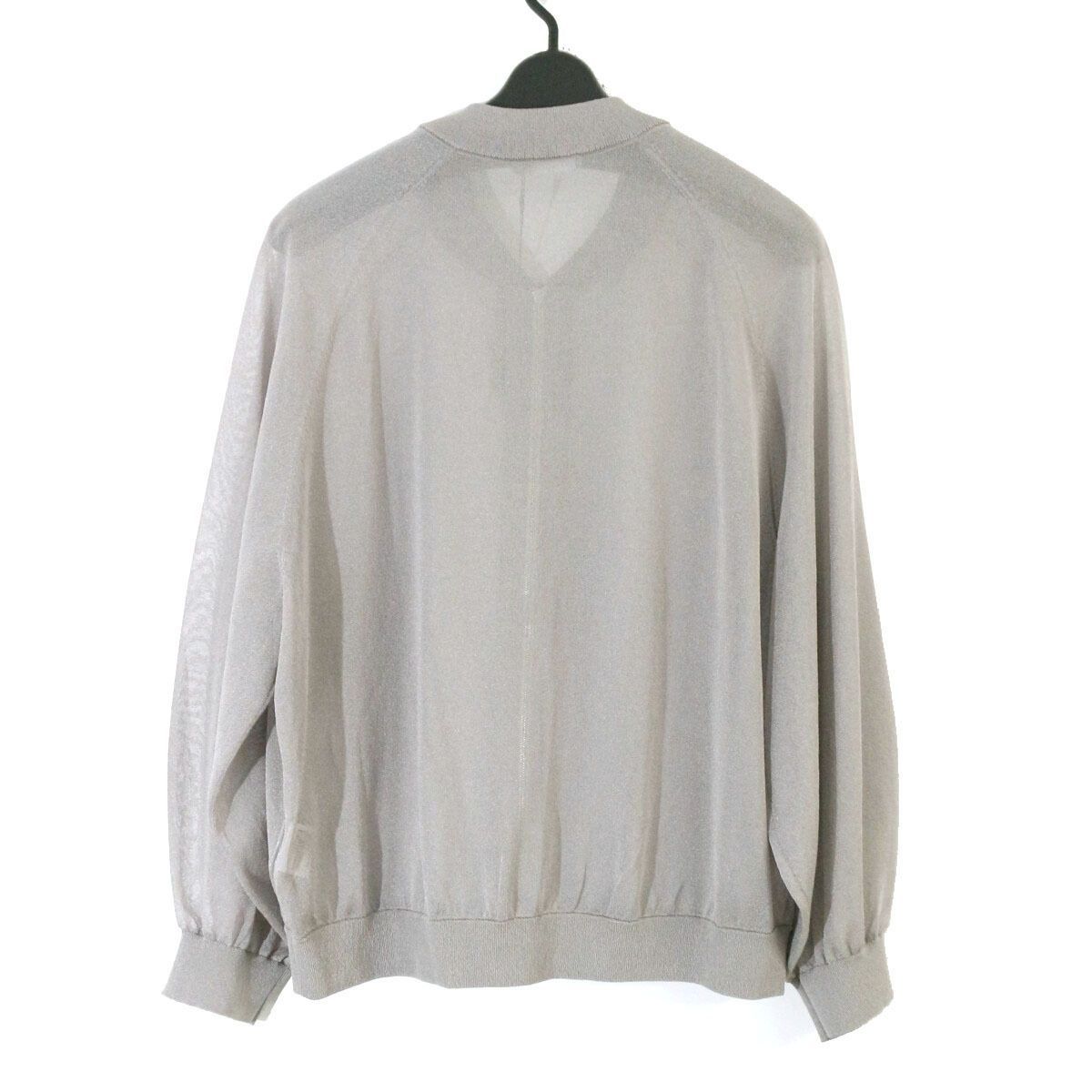週末SALE！完売カラーtheory luxe シアージップアップニットブルゾン theory luxe セオリーリュクス 26SS Beryl - Toledo シアージップ