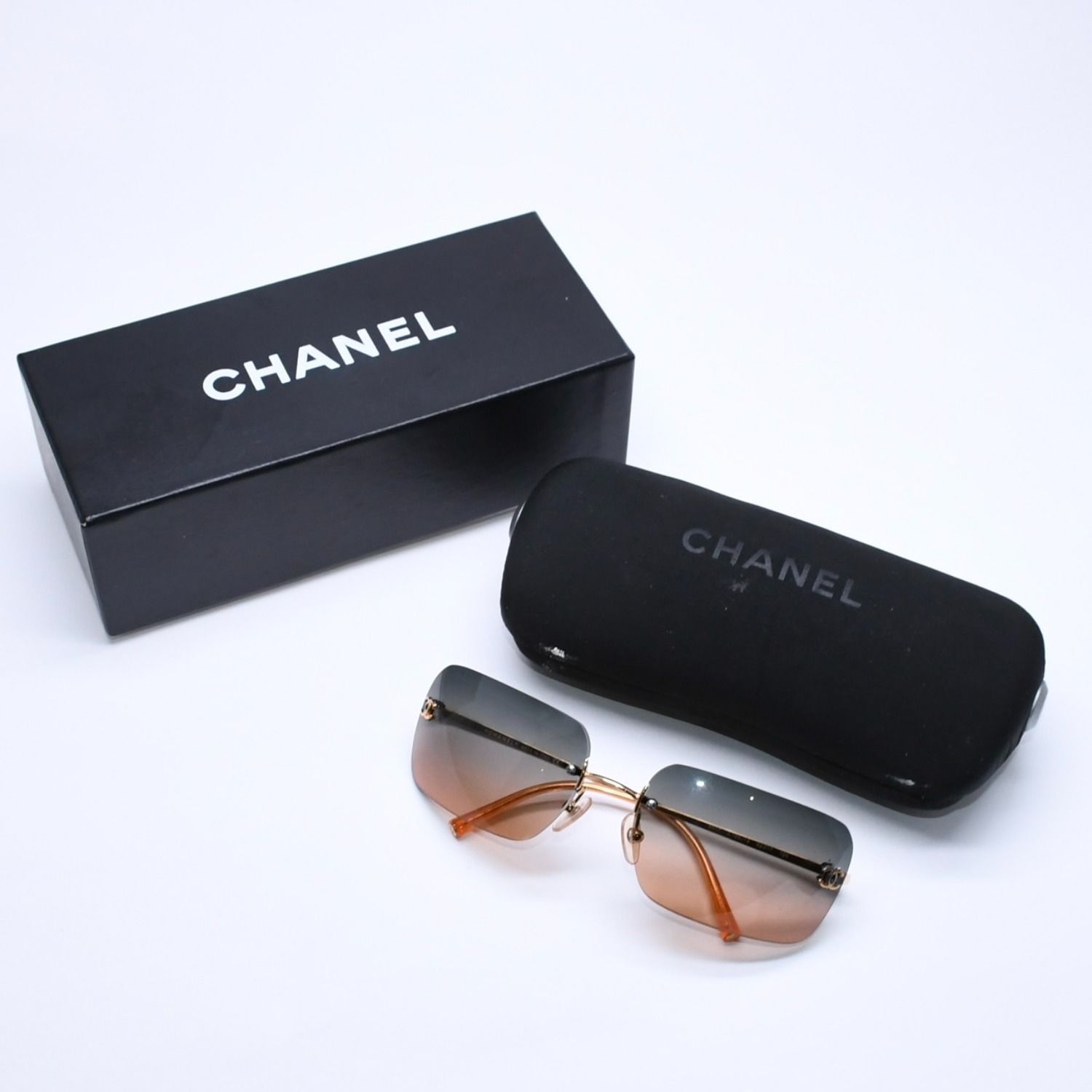 極美品 CHANEL シャネル リムレス サングラス 4017 サイズ62◻︎17 120 