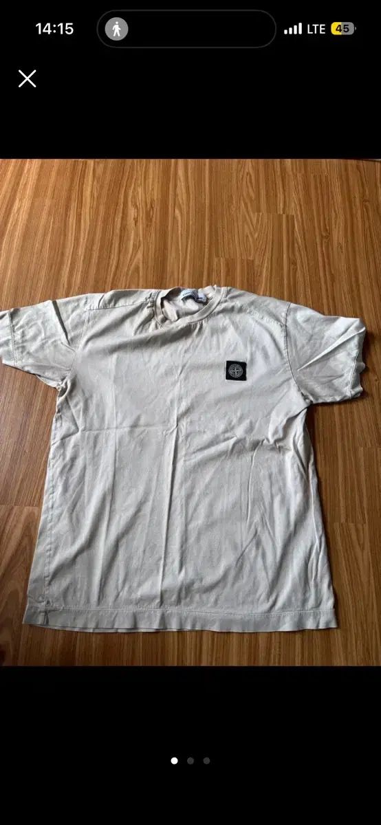 正規品 STONE ISLAND ストーンアイランド ベージュ 半袖Tシャツ