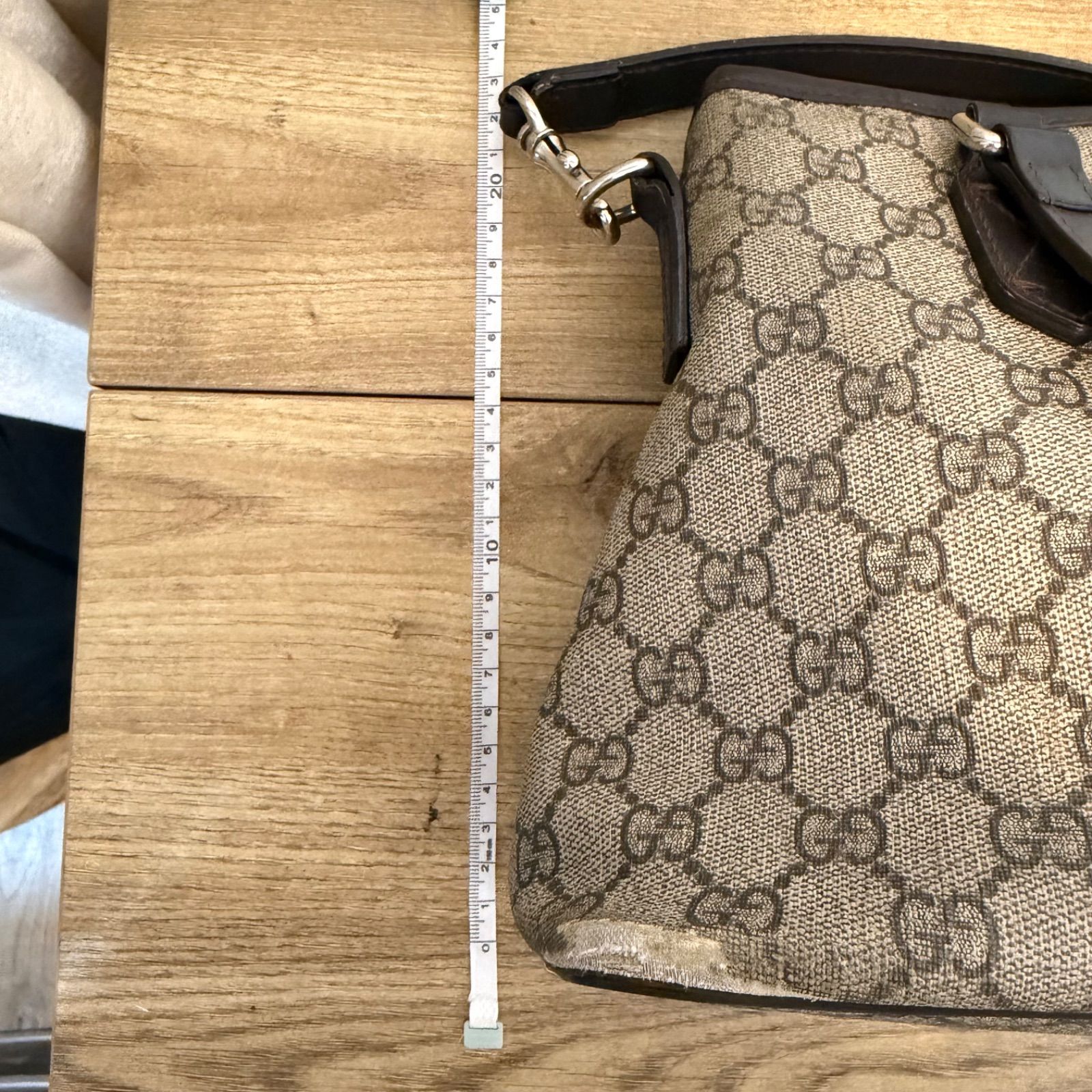 美品】GUCCI グッチ GGスプリーム 2way ハンドバッグ ショルダーバッグ 