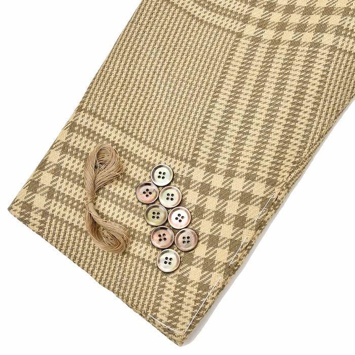 【40%OFF】42サイズ Stile Latino（スティレ ラティーノ） リネン シルク メランジ グレンチェック シングル3Bジャケット 37091000025 新品 アウトレット