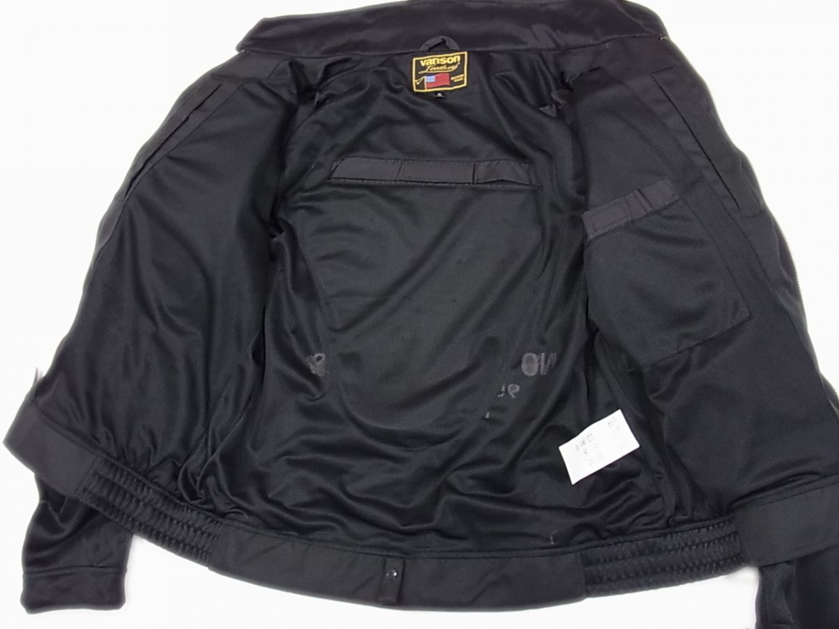 美品◇Vanson オールメッシュ ライディング ジャケット ワンスター