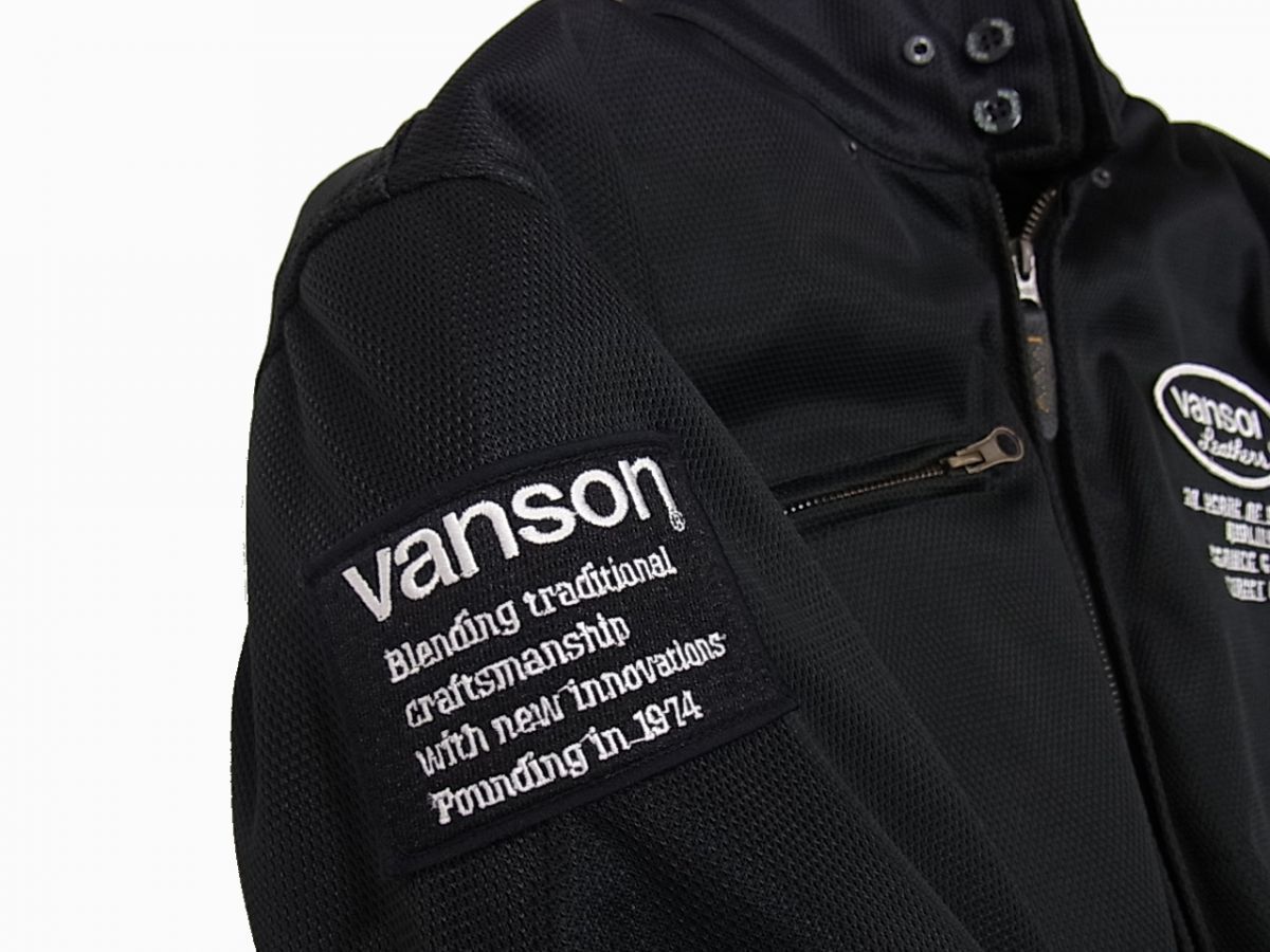 美品◇Vanson オールメッシュ ライディング ジャケット ワンスター