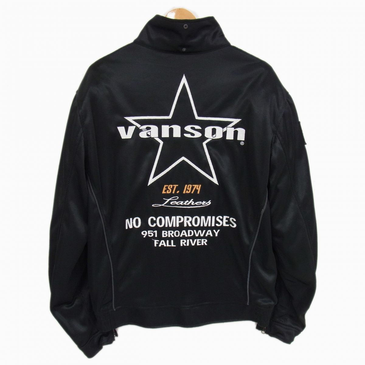 美品◇Vanson オールメッシュ ライディング ジャケット ワンスター