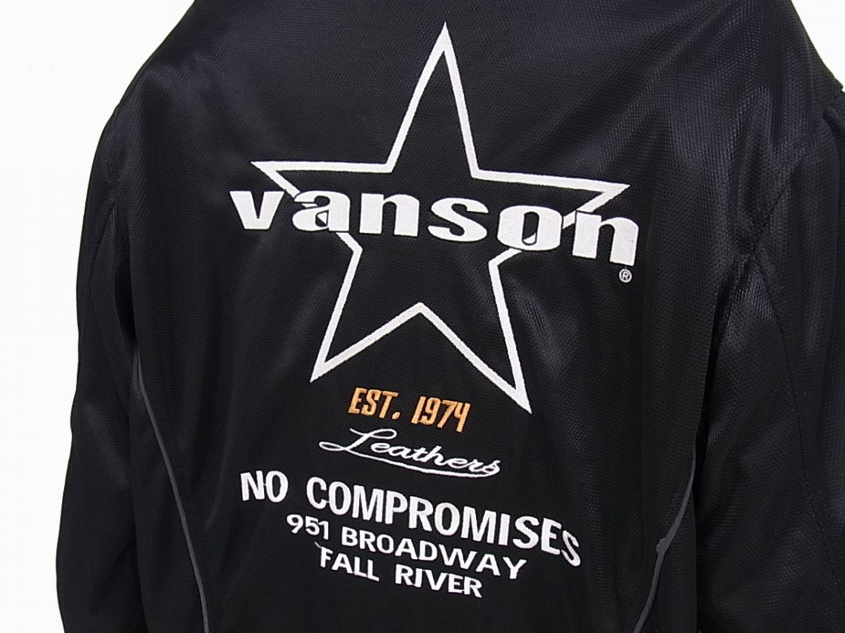 美品◇Vanson オールメッシュ ライディング ジャケット ワンスター