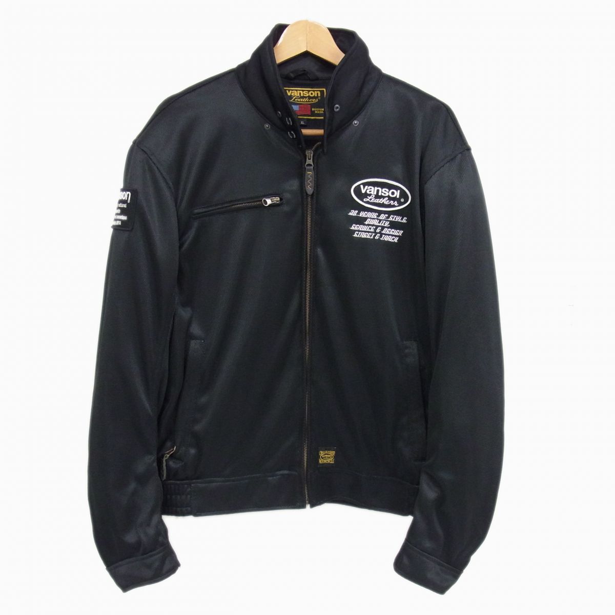 美品◇Vanson オールメッシュ ライディング ジャケット ワンスター