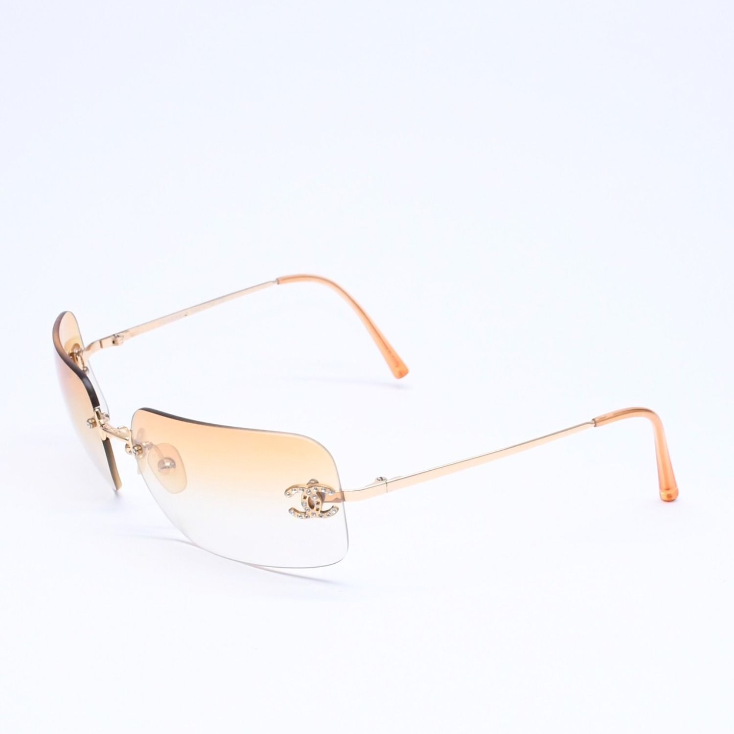 CHANEL シャネル リムレス サングラス アイウェア 4017-D c.125/56