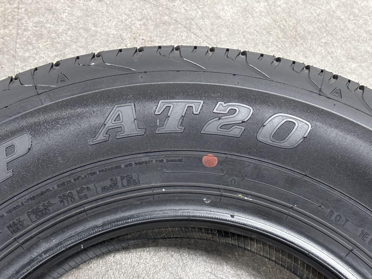 新車外し品】ダンロップ グラントレック AT20 195/80R15 4本セット 