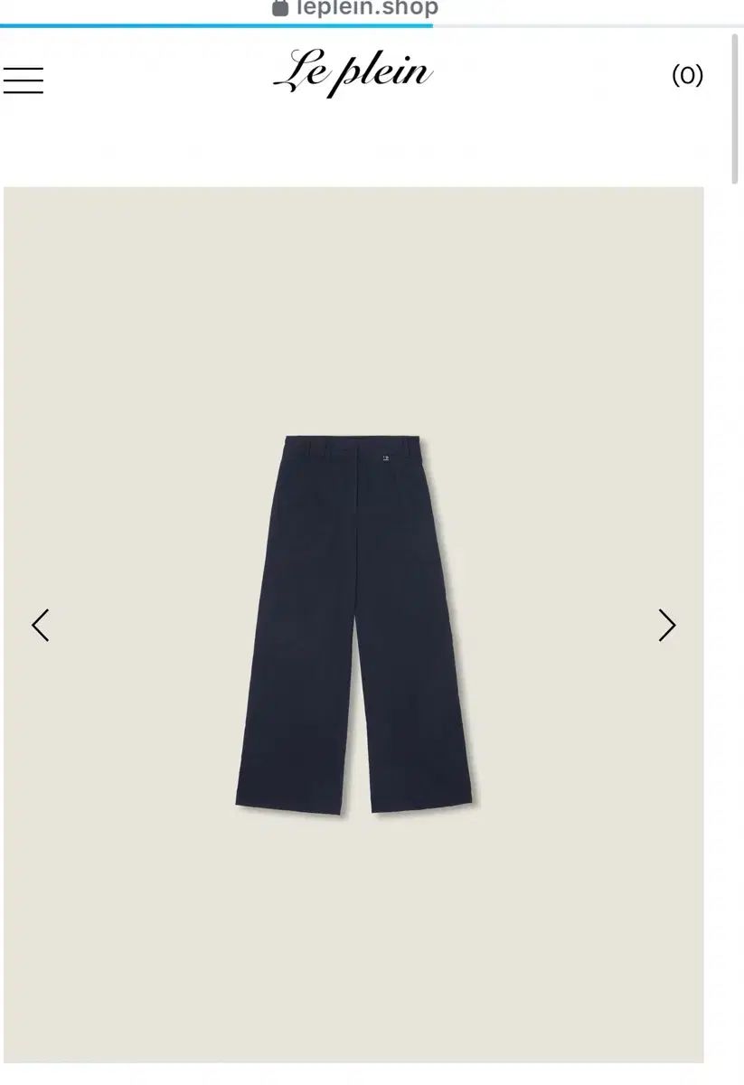 (新品) Le Plein Le Premier ネイビー パンツ ショート