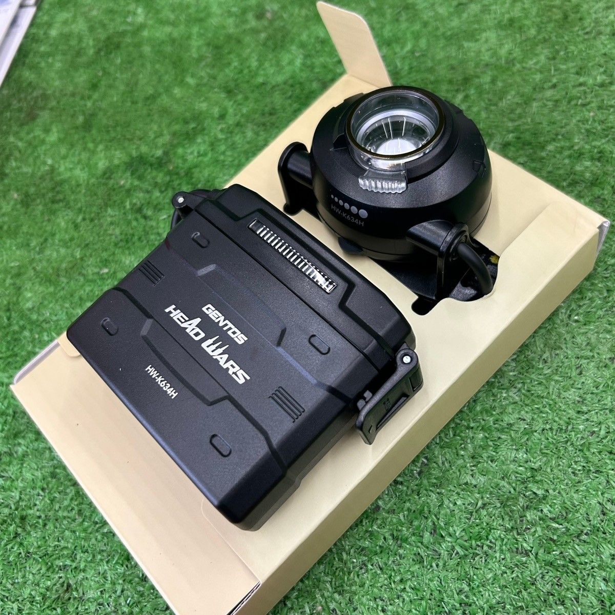 未使用】【開封品】GENTOS LEDヘッドライト 最大800lm HW-K634H 【野田