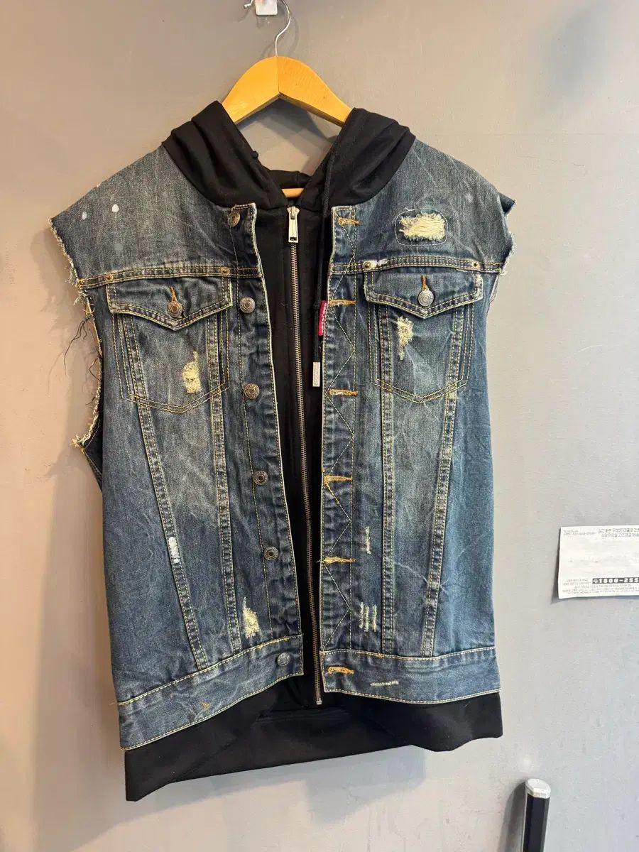DSQUARED2 デニム フードジップアップ