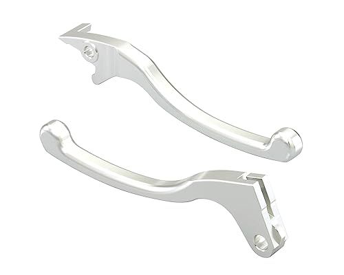 キタコ(KITACO) ショートリーチレバー シルバー グロム(JC61/JC75/JC92) モンキー125(JB02/JB03/JB05) CL250(MC57) CBR250R(MC41)等 左右1セット 525-1818200as