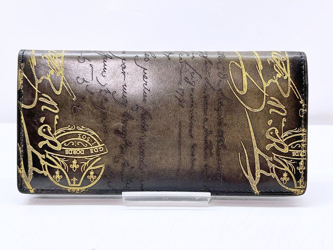 Berluti　ベルルッティ　新品　ネオサンタルウォレット　ゴールデン Berluti ベルルッティ サンタル フラップロングウォレット 小銭入れ