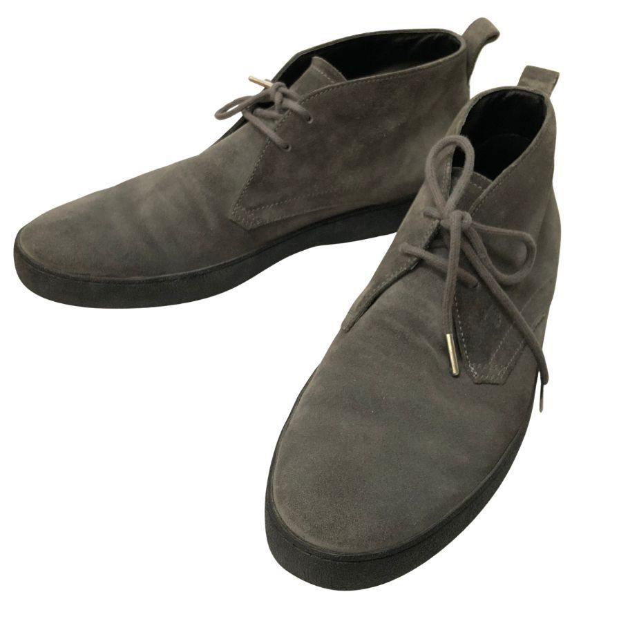 トッズ チャッカブーツ スエード グレー Tod's 約26.5cm【AFD6