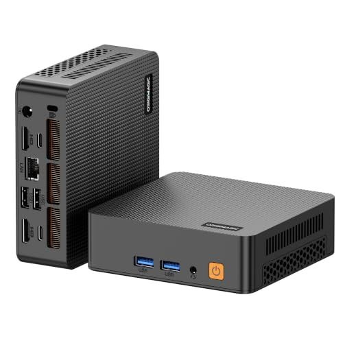ミニ PC 【2026 業界超コンパクト Ryzen 5 3500U 搭載・(N5030 の 2 倍超え)】 32GB DDR4+8TB SSD 拡張対応|動作より安定 最大 3.7GHz|4K×3 画面出力 2×HDMI 2.0/Type-C・Win11 P