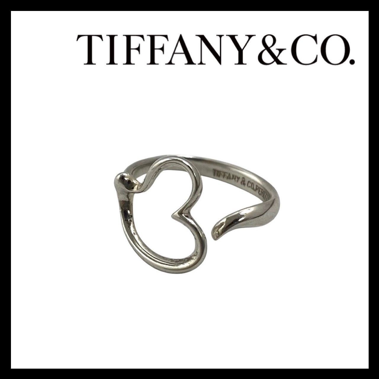 TIFFANY&Co.】オープンハート リング ELSA PERETTI/エルサ ペレッティ