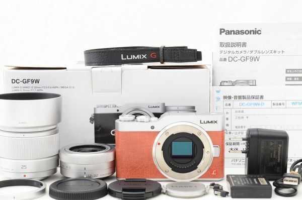 ☆極上美品☆ Panasonic パナソニック DC-GF9W ダブルレンズキット 元箱 付属品 Shot数 僅か 2,100枚前後！ ♯26071206