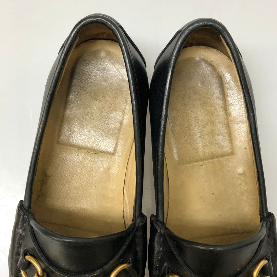 グッチ ビットローファー ブラック GUCCI 約24.5cm【AFC53】 - メルカリ