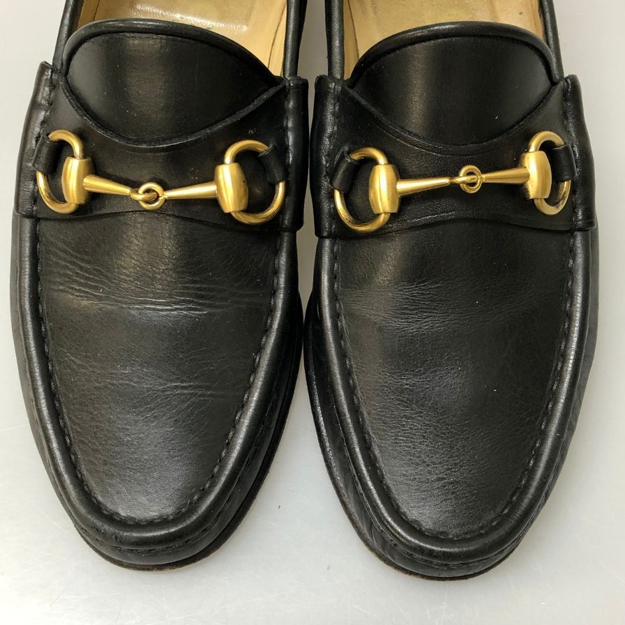 グッチ ビットローファー ブラック GUCCI 約24.5cm【AFC53】 - メルカリ