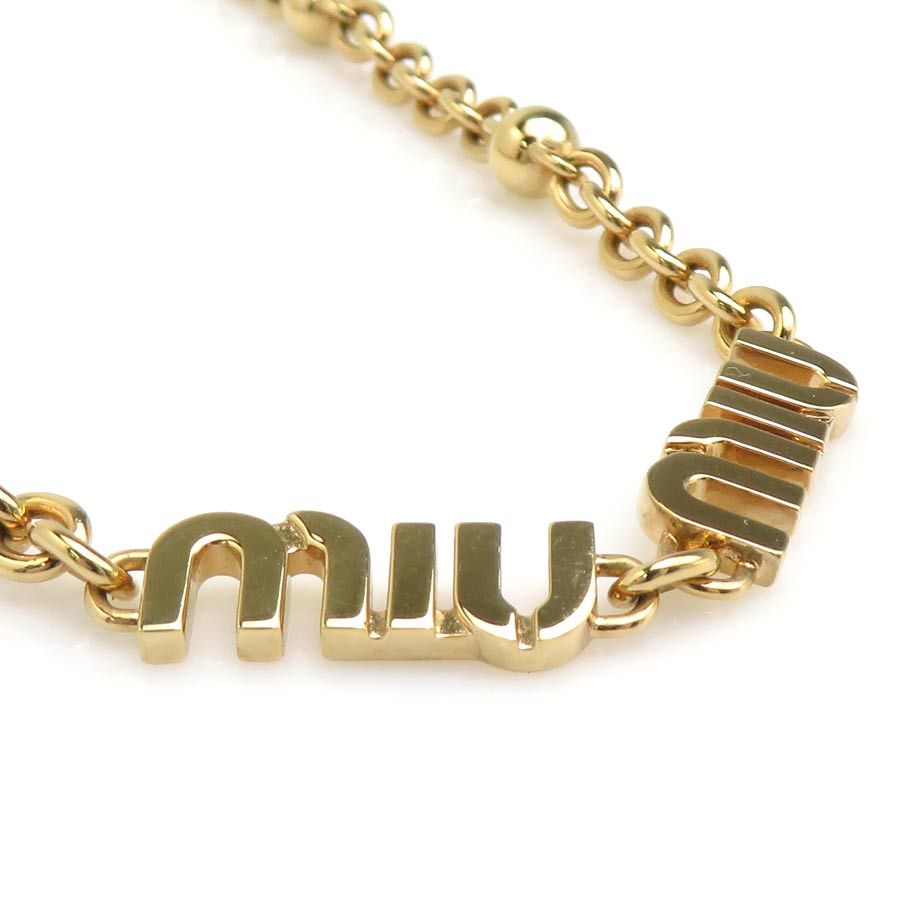 ミュウミュウ MIUMIU ネックレス 5IC059