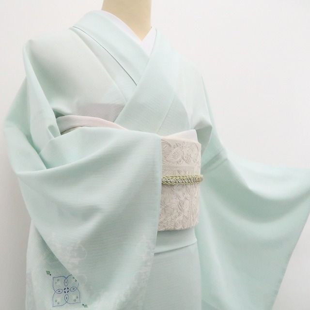 新品・夏付下げ訪問着】絽 夏着物 正絹 仕付け糸付 トールサイズ