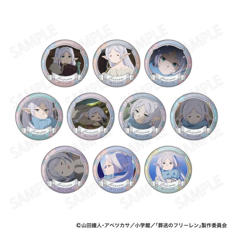 予約】【新品】葬送のフリーレン フリーレン 顔コレ缶バッジ Vol.3 10