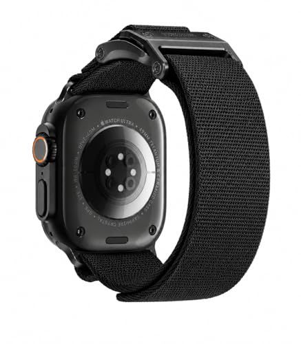 [Aulumu] A11 V2 アップルウォッチ バンド｜Apple Watch マグネットナイロンバンド｜Apple Watch Ultra 3/2/1 49mm、Series 11/10/9/8/SE2/7/6/SE/5/4 [46mm/45mm/44mi