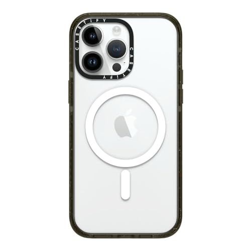 CASETiFY インパクト iPhone 14 Pro Max ケース [MIL規格準拠 (MagSafe対応/薄型 軽量/耐衝撃] - グロッシー ブラックi