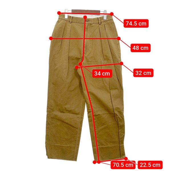 NEAT ニート 2タック スラックス パンツ トラウザーズ テーパード