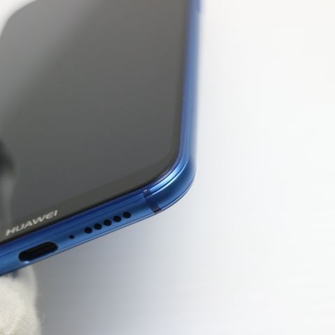 新品同様 Y!mobile HUAWEI P20 lite ブルー スマホ 本体 白ロム 土日祝