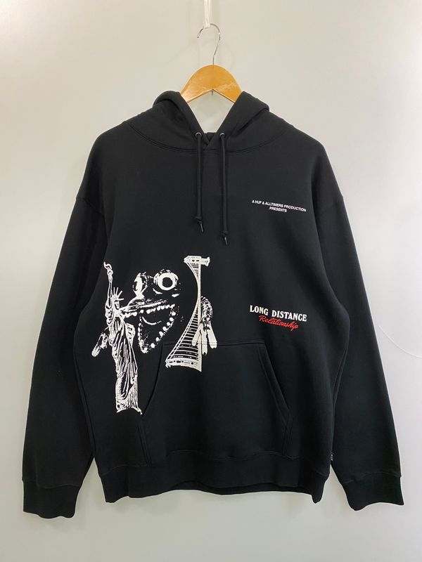【中古品】 HUF ハフ COAST 2 COAST P O HOODIE コースト・トゥ・コースト プルオーバー フーディー メンズ トップス パーカ 【142-260717-em-25-min】