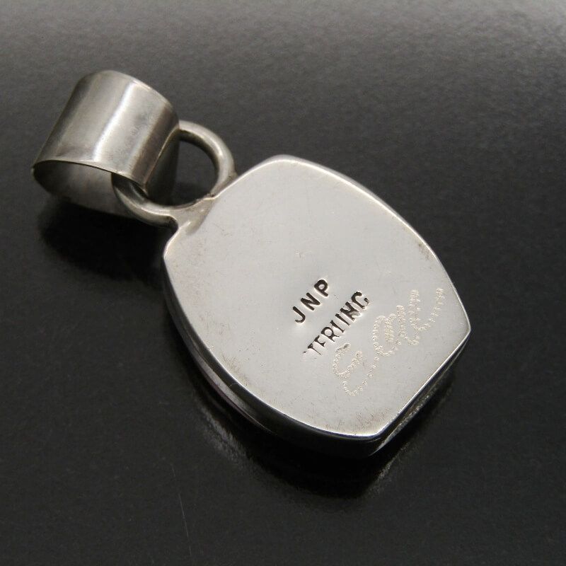 美品 JNP ナバホ族 ペンダント インレイ ターコイズ トップ メンズ
